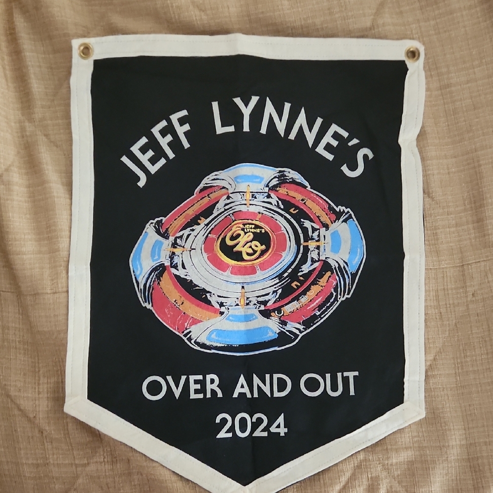 Jeff Lynne's ELO Over and Out 2024 Banner